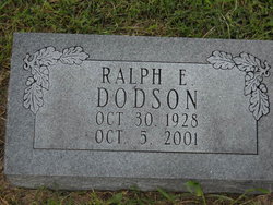 Ralph E Dodson 