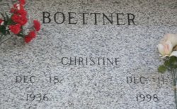 Christine <I>Gilmore</I> Boettner 