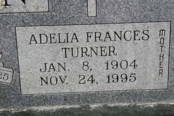 Adelia Frances <I>Turner</I> Allen 