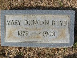 Mary E. <I>Duncan</I> Boyd 