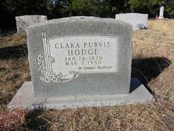 Clara <I>Purvis</I> Hodge 