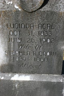 Lucinda C. <I>Acree</I> Crow 