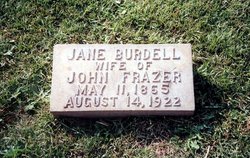 Jane <I>Burdell</I> Frazer 