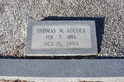 Thomas Walter Adcock 