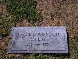 Hattie <I>Farnsworth</I> Childs 