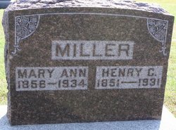Mary Ann <I>Miller</I> Miller 