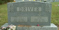 Lou Ella <I>Parsley</I> Driver 