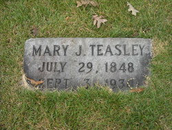 Mary Jane <I>Walker</I> Teasley 