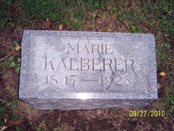 Anna Marie <I>Kalberer</I> Kalberer 