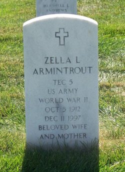 Zella “Zell” <I>Lock</I> Armintrout 