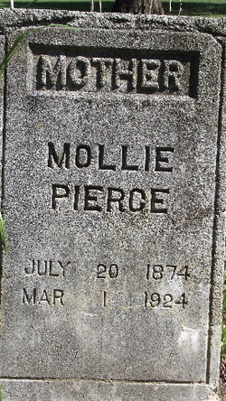 Mollie C <I>Miller</I> Pierce 