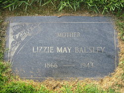 Elizabeth May “Lizzie” <I>Phelps</I> Balsley 