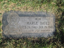 Margaret L “Margie” <I>Kelly</I> Bates 