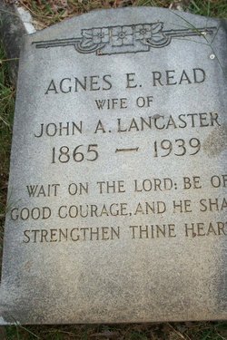 Agnes E. <I>Read</I> Lancaster 