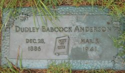 Dudley Babcock Anderson 