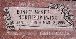 Eunice <I>McNeil</I> Ewing 