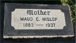 Mary Maud <I>Cooper</I> Hislop 