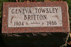 Geneva <I>Towsley</I> Britton 