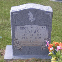 Dorothy <I>Lucas</I> Adams 