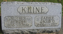Bertha <I>Schneider</I> Kline 