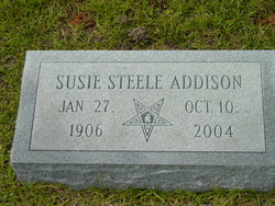Susie <I>Steele</I> Addison 
