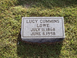 Lucy Virginia <I>Cummins</I> Lowe 
