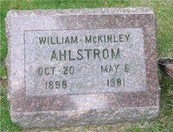 William McKinley Ahlstrom 