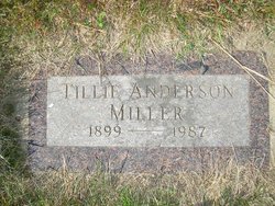 Tillie <I>Anderson</I> Miller 
