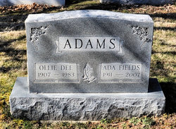 Ada <I>Fields</I> Adams 