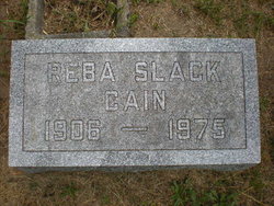 Reba Irene <I>Clear Cain</I> Slack 