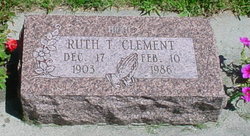 Ruth T <I>Ernst</I> Clement 