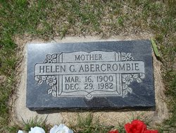 Helen Goldie <I>McGaughey</I> Abercrombie 