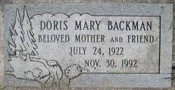 Doris Mary <I>Anderson</I> Backman 