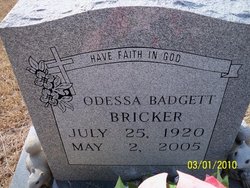 Odessa <I>Badgett</I> Bricker 