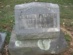 Dollie Jennett <I>Lentz</I> Adams 