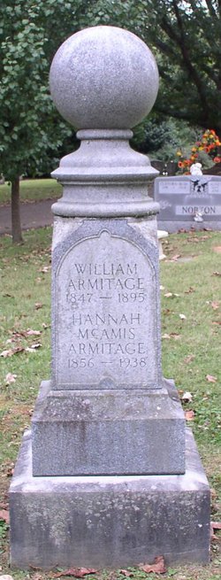 Hannah Elizabeth <I>McAmis</I> Armitage 