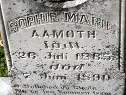 Sophie Marie <I>Dahl</I> Aamoth 