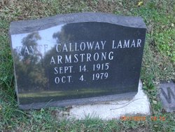 Kayte Calloway <I>Lamar</I> Armstrong 
