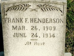 Frank F Henderson 