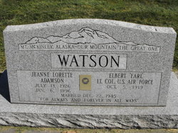 Jeanne Lorette <I>Adamson</I> Watson 