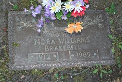 Nora <I>Williams</I> Brakebill 