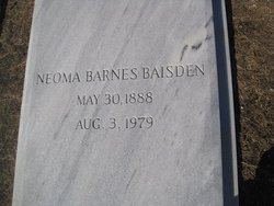Neoma <I>Barnes</I> Baisden 