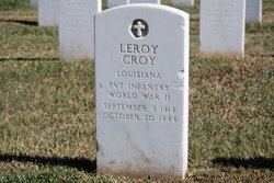 PVT Leroy Croy 