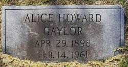 Alice C. <I>Howard</I> Gaylor 