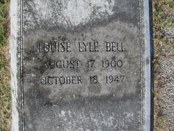 Louise Susie <I>Lyle</I> Bell 