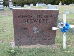 Amanda <I>Bronhom</I> Blewett 