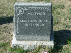Mary Ann <I>Freeman</I> Cole 