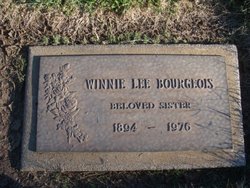Winnie Lee <I>Marshall</I> Bourgeois 