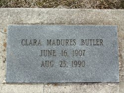 Clara <I>Madures</I> Butler 