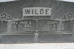 Joseph Henry Wilde 